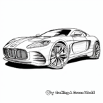 Exotic Super Car Coloring Pages 4