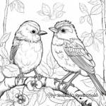 Exotic Tropical Rainforest Bird Coloring Pages 4