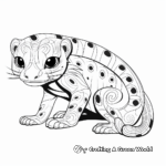 Exotic Types of Leopard Gecko Coloring Pages 1