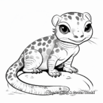 Exotic Types of Leopard Gecko Coloring Pages 3