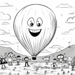 Experience Field Day Festivities with Bright Balloon Coloring Pages 2