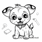 Expressive French Bulldog Coloring Pages 2