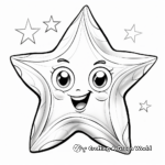 Exquisite Leather Star Coloring Pages 3