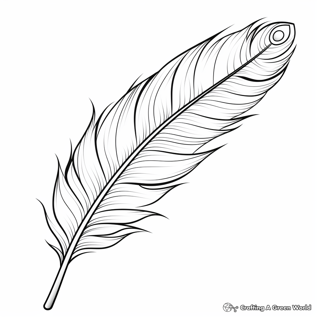 Feather Coloring Pages Free Feather Coloring Pages Free