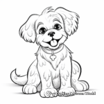 Exquisite Show Yorkie Coloring Pages 3