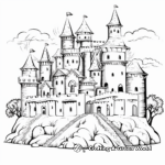 Fairies and Unicorn Castle Coloring Pages 4
