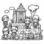 Fairy Tale Characters Pixel Coloring Pages 2