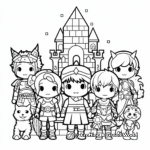 Fairy Tale Characters Pixel Coloring Pages 3