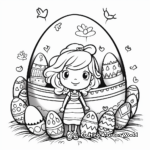 Fairy Tale Easter Egg Coloring Pages 4