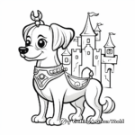 Fairy Tale Inspired Unicorn Dog Coloring Pages 3