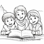 Faithful Disciples of Jesus: Peter and John Coloring Pages 1