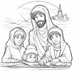 Faithful Disciples of Jesus: Peter and John Coloring Pages 2