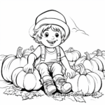 Fall Harvest and Pumpkin Coloring Pages 3