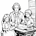 Family-Friendly George Washington Presidents' Day Coloring Pages 2