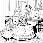 Family-Friendly George Washington Presidents' Day Coloring Pages 3