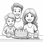 Family Themed Dad Birthday Coloring Pages 4