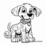 Fancy Dog Bone Coloring Pages 3