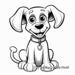 Fancy Dog Bone Coloring Pages 4