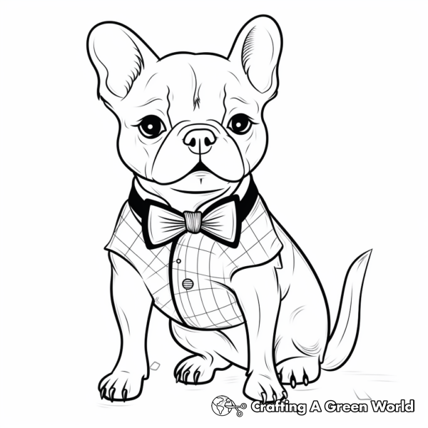 French Bulldog Coloring Pages - Free &amp; Printable!
