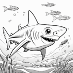 Fantastic Shark Coloring Pages 1