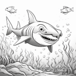 Fantastic Shark Coloring Pages 2