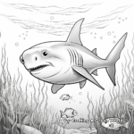 Fantastic Shark Coloring Pages 3