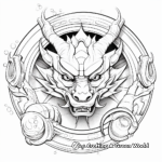 Fantasy Dragon-Letter O Coloring Pages for Creatives 3