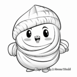 Fantasy Dumpling Character Coloring Pages 1