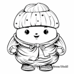 Fantasy Dumpling Character Coloring Pages 2