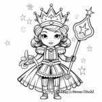 Fantasy-Inspired Clara with Nutcracker Coloring Pages 4