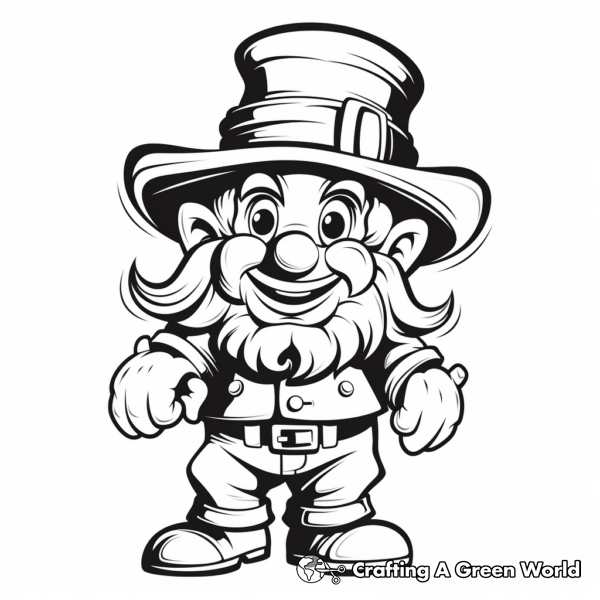Leprechaun Coloring Pages - Free &amp; Printable!
