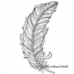 Fantasy Magical Feather Coloring Pages 2