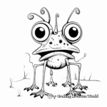 Fantasy Red Eyed Tree Frog Coloring Pages for Adults 4