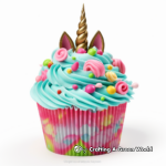 Fantasy Unicorn Cupcake World Coloring Pages 1