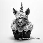 Fantasy Unicorn Cupcake World Coloring Pages 2