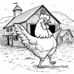 Farmyard Barn Dance Party Coloring Pages 4