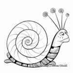 Fascinating Freshwater Snail Coloring Sheets 3