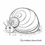 Fascinating Freshwater Snail Coloring Sheets 4
