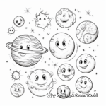 Fascinating Moon Phases Coloring Pages 2