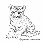 Fascinating Ocelot Wildcat Coloring Pages 3