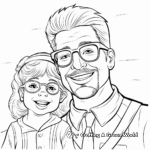 Father's Day Gift Coloring Pages 3