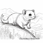 Ferret Hunting Coloring Pages 2