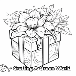 Present Coloring Pages - Free &amp; Printable!