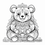 Festive Panda Coloring Pages: Chinese New Year 1