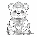 Festive Panda Coloring Pages: Chinese New Year 2