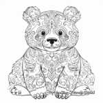 Festive Panda Coloring Pages: Chinese New Year 3