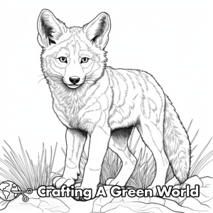 Coyote Coloring Pages - Free &amp; Printable!