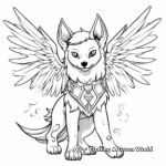Fire-Emblem Wolf with Wings Coloring Pages 3