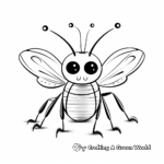Firefly Beetle Coloring Pages: Light up your day 1