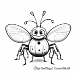 Firefly Beetle Coloring Pages: Light up your day 2